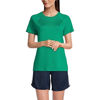 Women's Lands' End School Uniform Short Sleeve Active Tee