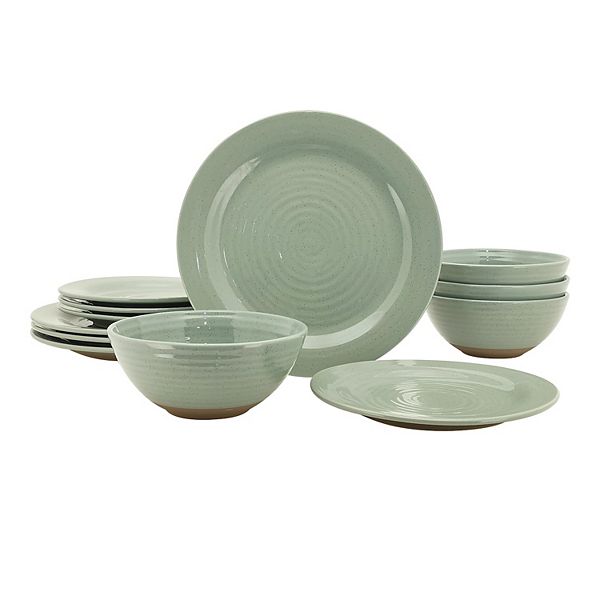 Food Network™ Farmstead 12 pc Dinnerware Set - Mist Green