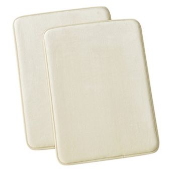 Royal Velvet Signature Solid Memory Foam Bath Rugs 2 pc Set