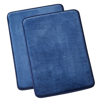 Royal Velvet Signature Solid Memory Foam Bath Rugs 2 pc Set