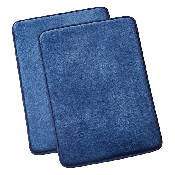Royal Velvet Signature Solid Memory Foam Bath Rugs 2piece Set