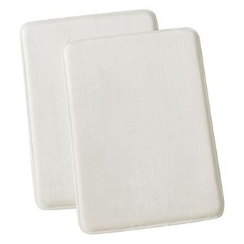 Royal Velvet Signature Solid Memory Foam Bath Rugs 2 pc Set