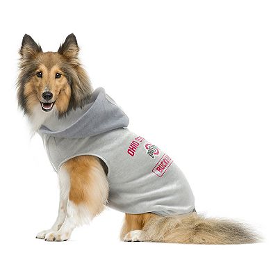 NCAA Ohio State Buckeyes Pet Hooded Crewneck by Little Earth