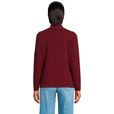 Women's Lands' End Cashmere Long Sleeve Wrap Sweater