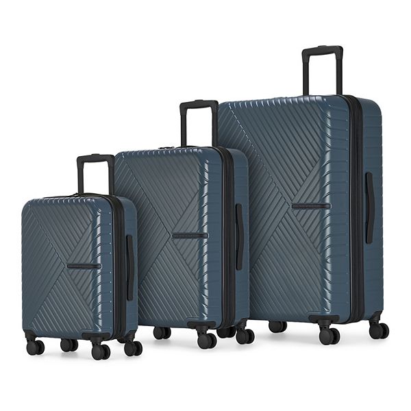 Bugatti Berlin 3-Piece Hard Side Luggage Set - Blue