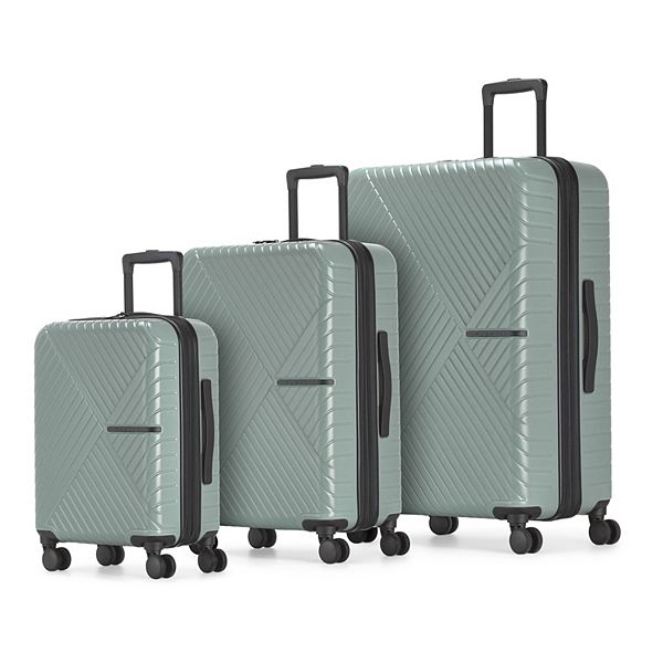 Bugatti Berlin 3-Piece Hard Side Luggage Set - Gray