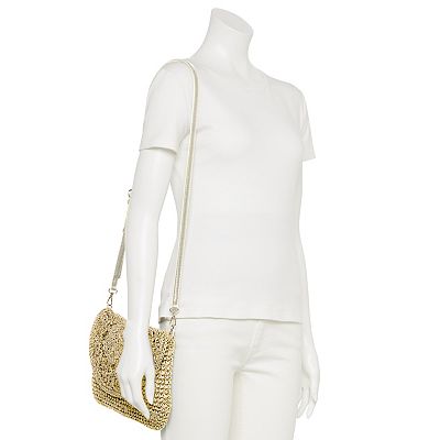 LC Lauren Conrad Daisy Crochet Crossbody Bag