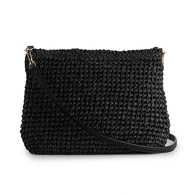 LC Lauren Conrad Daisy Crochet Crossbody Bag