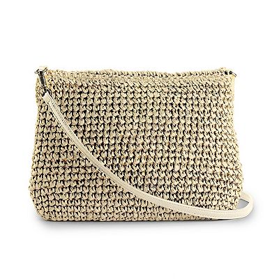 LC Lauren Conrad Daisy Crochet Crossbody Bag