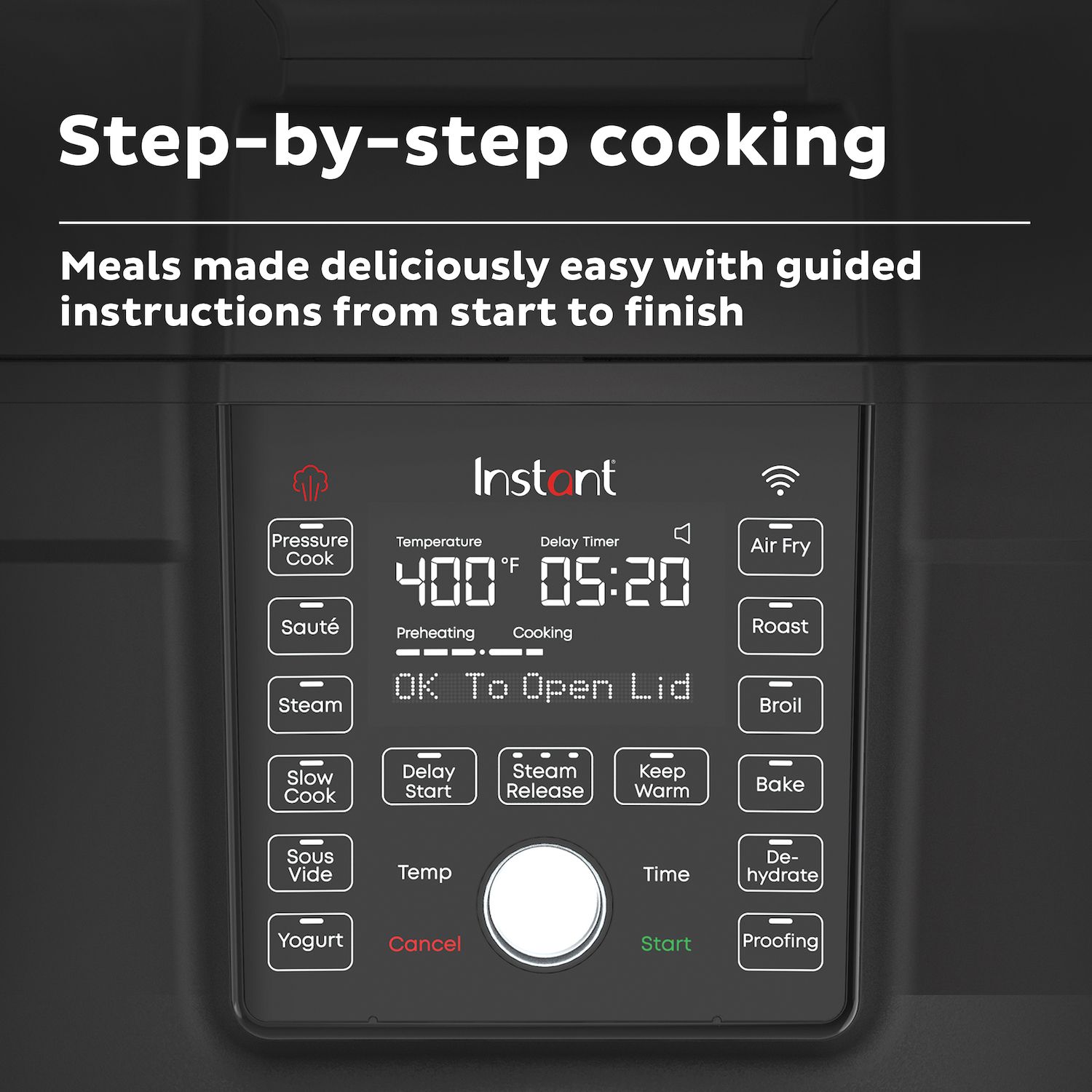 Instant Pot Duo Crisp with Ultimate Lid WiFi 6.5-Qt. Multi-Cooker   Air Fryer Combo