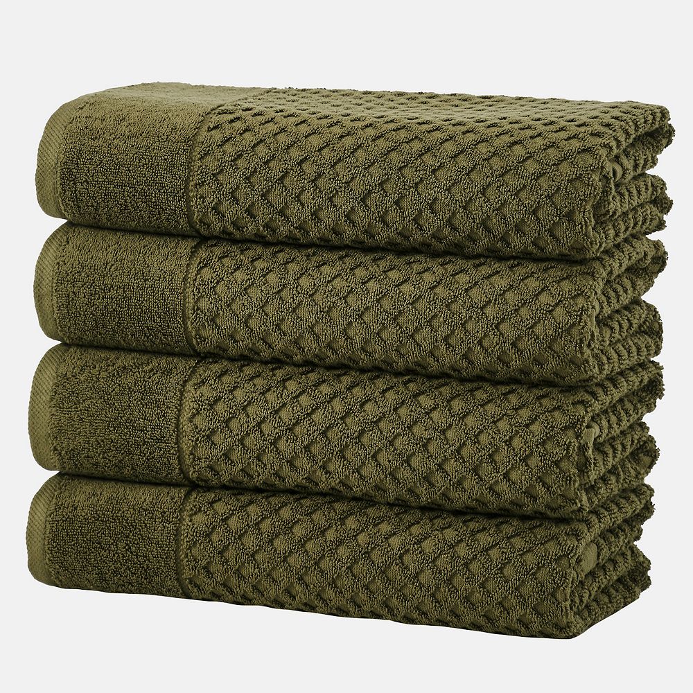 Madelinen® Grayson 4-piece Waffle Bath Towel Set