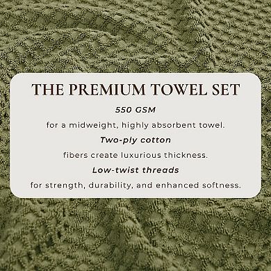 Madelinen Grayson 6-piece Hand Towel Set