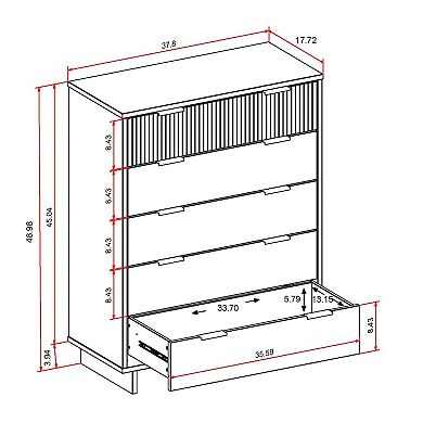 MANHATTAN COMFORT Granville Tall Dresser