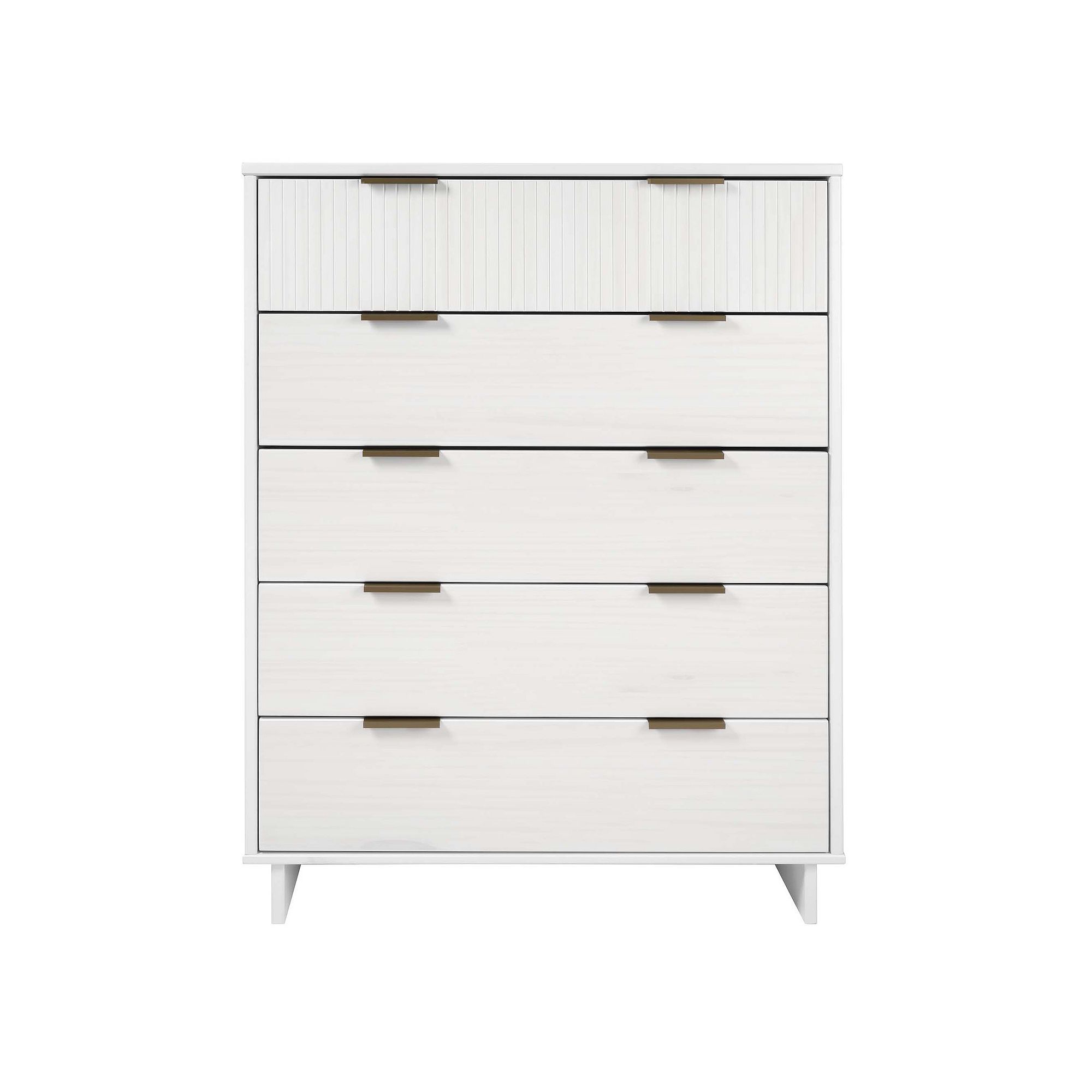 MANHATTAN COMFORT Granville Tall Dresser, White