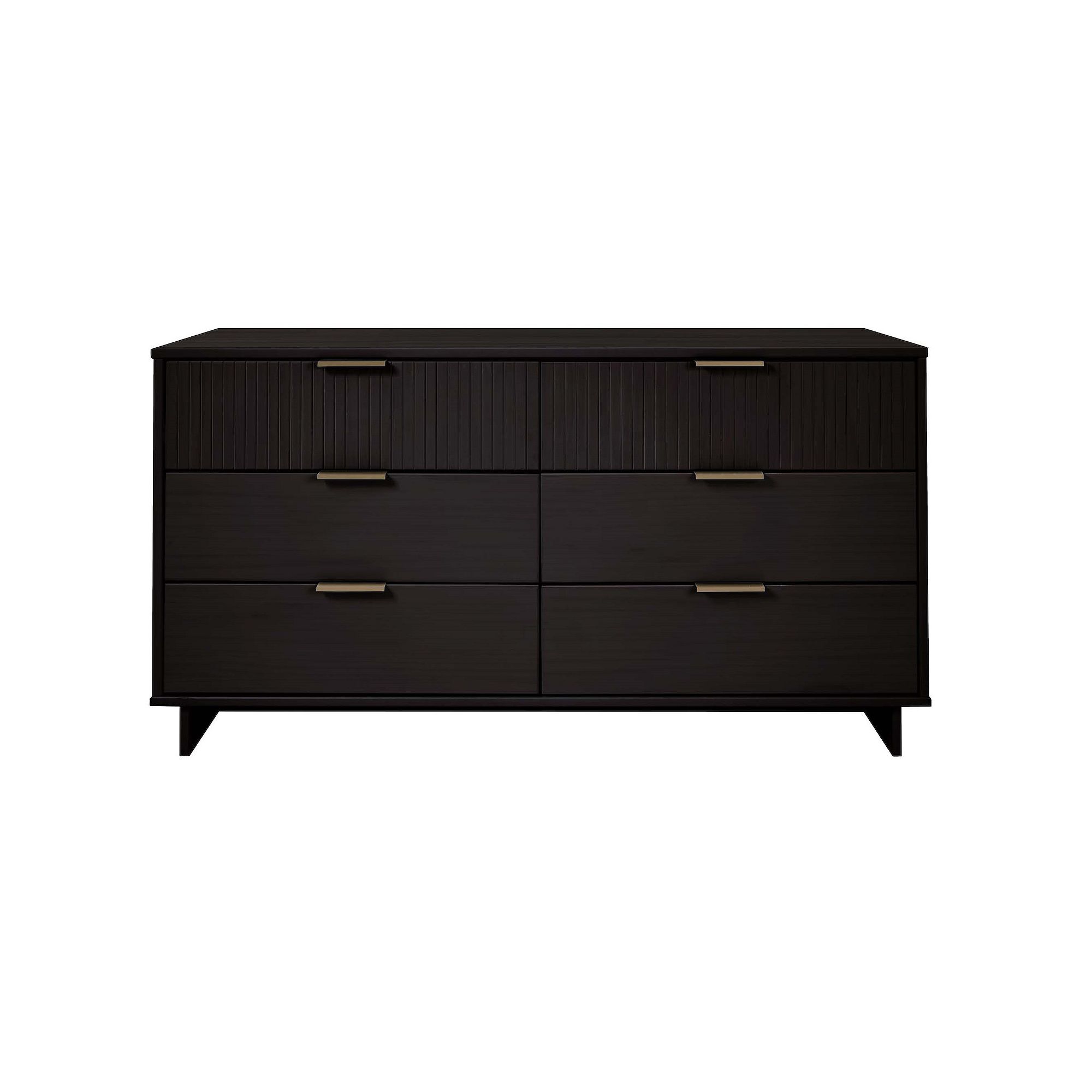 MANHATTAN COMFORT Granville Double Wide Dresser, Black