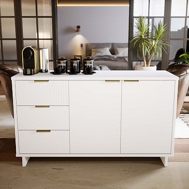 MANHATTAN COMFORT Granville 3-Drawer Sideboard