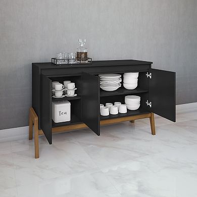 MANHATTAN COMFORT Gales Mid-Century Modern Sideboard