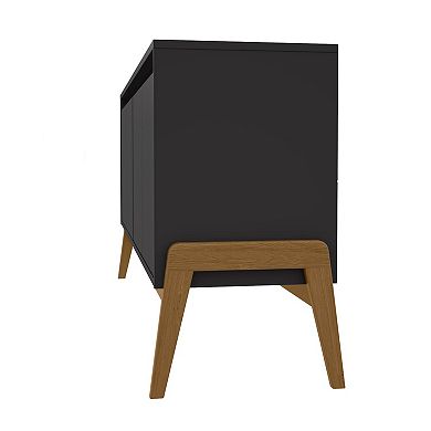 MANHATTAN COMFORT Gales 4 Cabinet Mid-Century Modern Sideboard