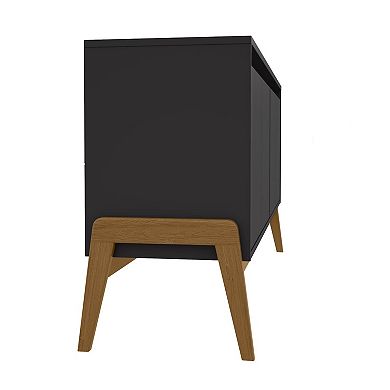 MANHATTAN COMFORT Gales 4 Cabinet Mid-Century Modern Sideboard
