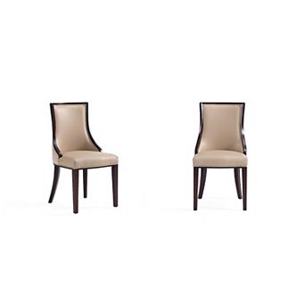 MANHATTAN COMFORT Grand Padded Dining Chair 2 pc Set