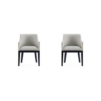 MANHATTAN COMFORT Gansevoort Dining Arm Chair 2 pc Set