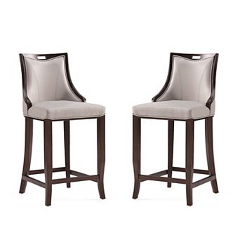 MANHATTAN COMFORT Emperor Barstool 2 pc Set