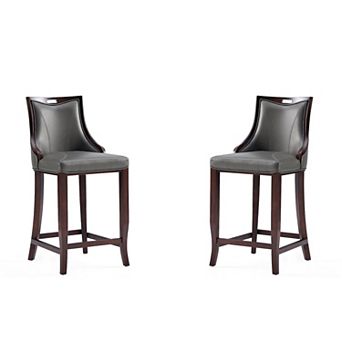 MANHATTAN COMFORT Emperor Barstool 2 pc Set