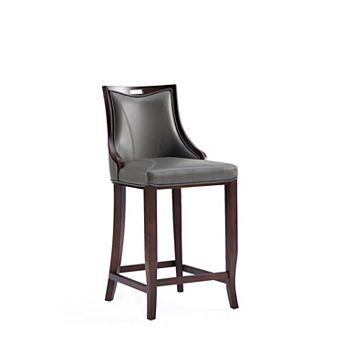 MANHATTAN COMFORT Padded Emperor Bar Stool