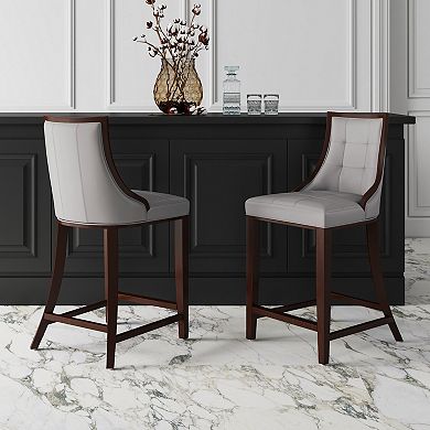 MANHATTAN COMFORT Fifth Avenue Counter Stool 2-piece Set
