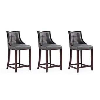 MANHATTAN COMFORT Fifth Avenue Counter Stool 3 pc Set