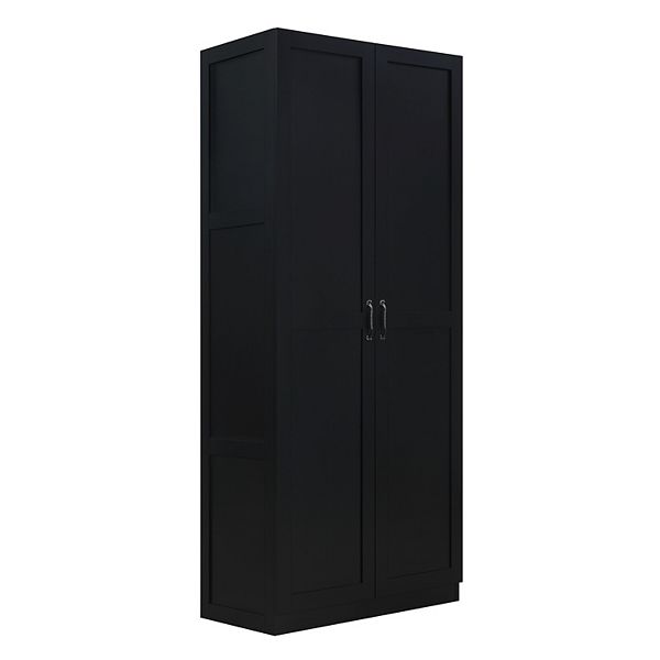 MANHATTAN COMFORT Hopkins Storage Cabinet - Black