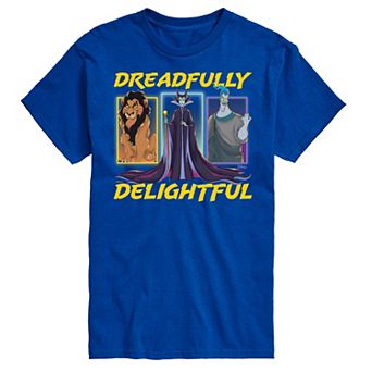 Disney Villains Big & Tall Dreadfully Delightful Graphic Tee