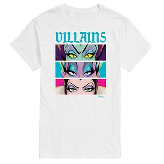 Disney Villains Big & Tall Villains Stacked Graphic Tee