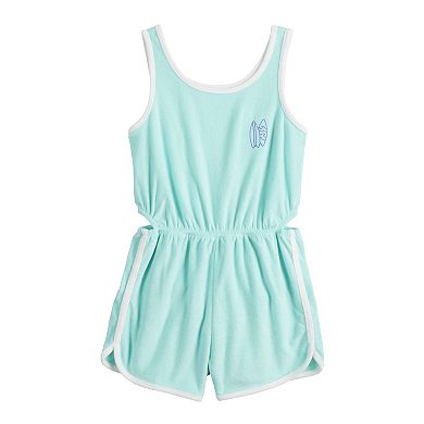 Girls 6-20 SO® Towel Terry Romper in Regular & Plus Size