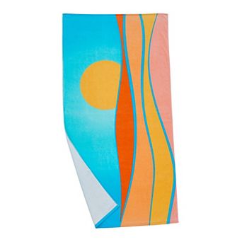 Kids Madelinen® Cotton Vibrant Print Quick Dry Beach Towel