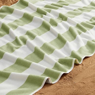 Madelinen Edgartown Oversized Striped Beach Towel