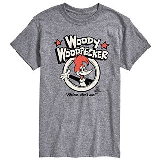 Big & Tall Woody Woodpecker Yesiree That's Me Graphic Tee
