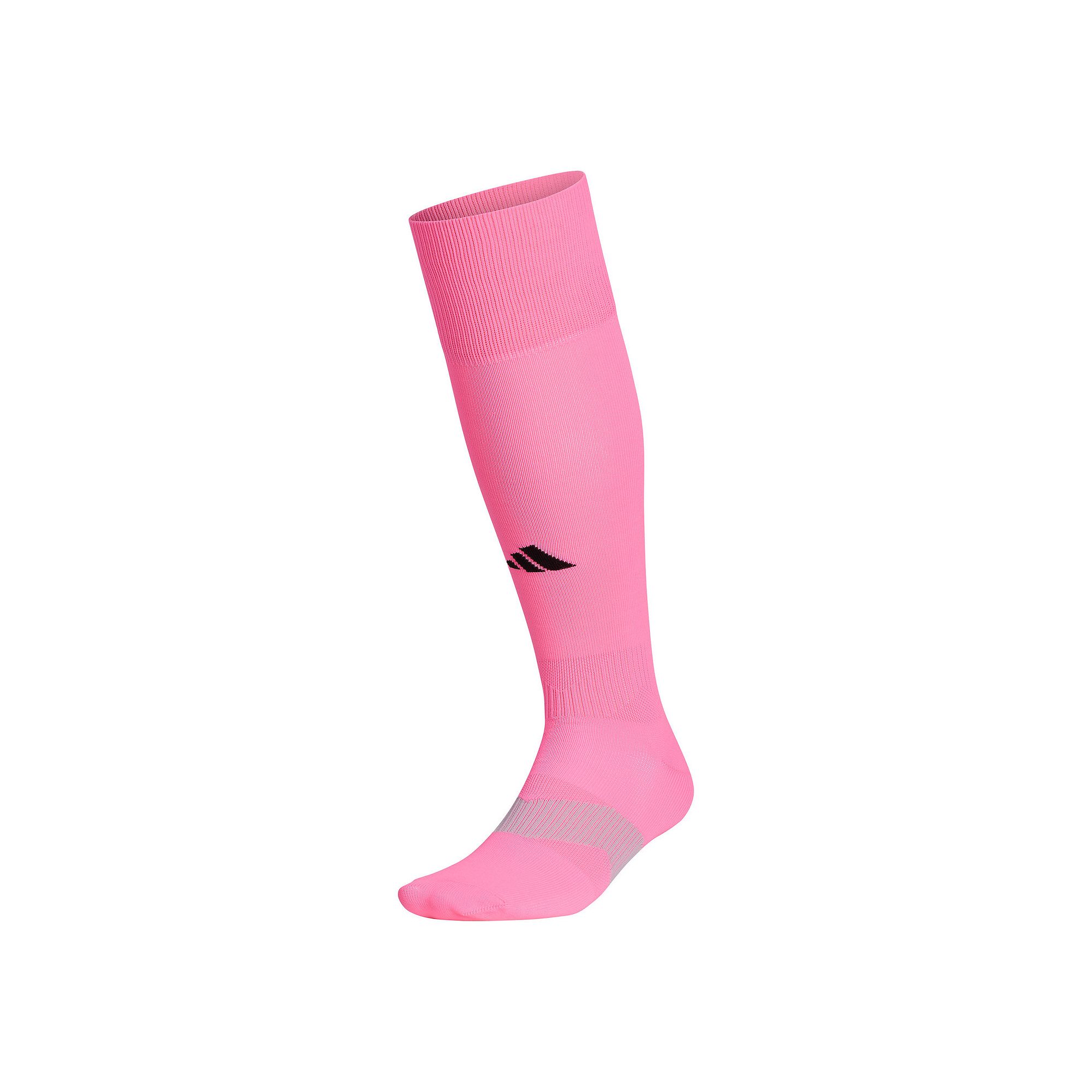 Mens adidas Metro 6 Over The Calf Socks, Size: Medium, Pink Grey White