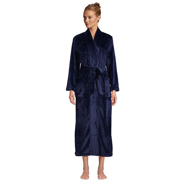 Women's Tall Lands' End Cozy Plush Long Wrap Robe