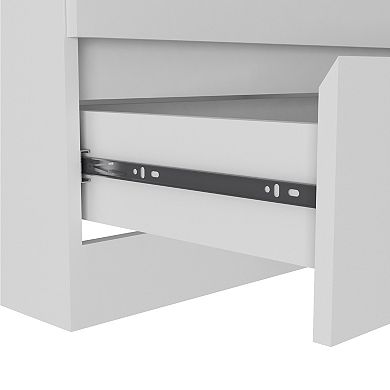 DEPOT E-SHOP Cocora 6 Drawer Double Dresser, Superior Top, White