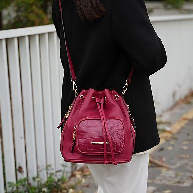 MKF Collection Azalea Women's Bucket Bag by Mia K