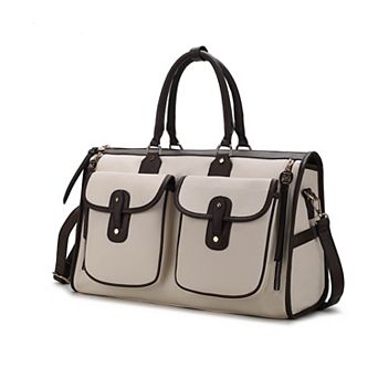 MKF Collection Genevieve Color-Block Women's Satchel, Duffle Tote Bag by Mia K