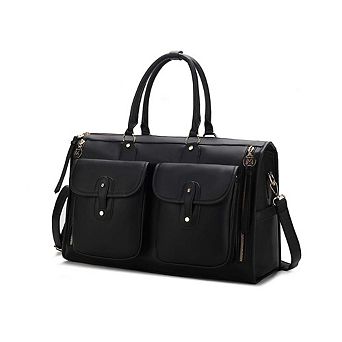 MKF Collection Genevieve Color-Block Women's Satchel, Duffle Tote Bag by Mia K