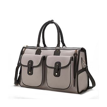 MKF Collection Genevieve Color-Block Women's Satchel, Duffle Tote Bag by Mia K
