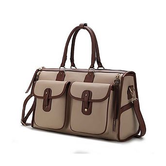 MKF Collection Genevieve Color-Block Women's Satchel, Duffle Tote Bag by Mia K