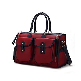 MKF Collection Genevieve Color-Block Women's Satchel, Duffle Tote Bag by Mia K