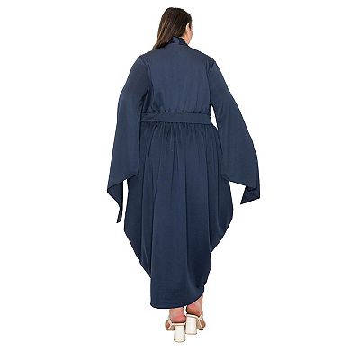 Plus Size Tina Tulip Hem Pocket Dress