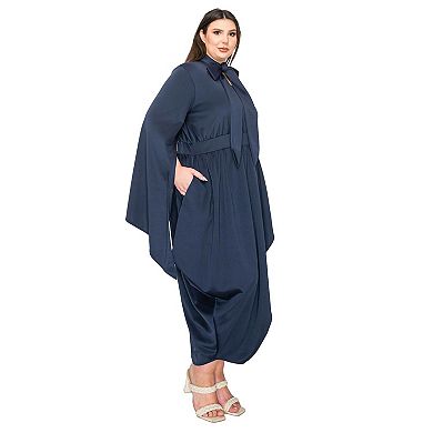Plus Size Tina Tulip Hem Pocket Dress