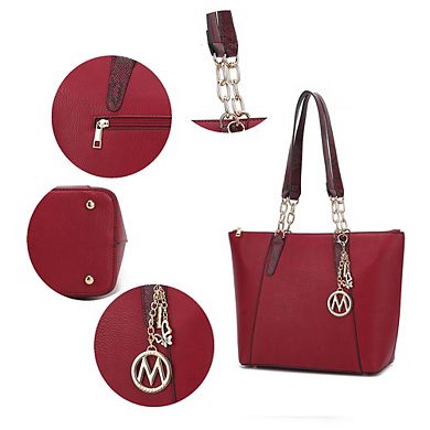 MKF Collection Ximena Tote Bag & matching Wristlet Wallet by Mia K