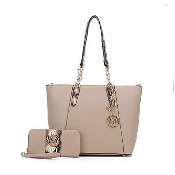 MKF Collection Ximena Tote Bag & matching Wristlet Wallet by Mia K